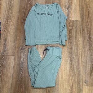 Wonder Nation Kids Pajama Set - Teal